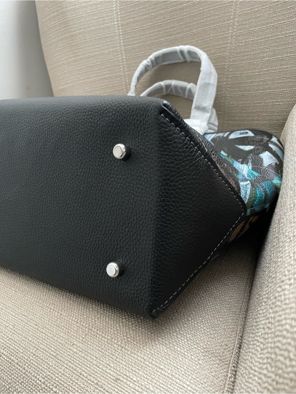 Coach X Mint + Serf Carriage Tote Black Multicolor NWT - Picture 10 of 16